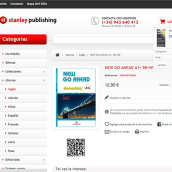 Stanley Publishing - Tienda. Web Design, e Desenvolvimento Web projeto de Jaime Martínez Martín - 31.05.2014