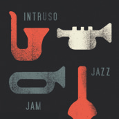 Intruso jam session. Een project van Grafisch ontwerp van Zeta Zeta Estudio - 07.06.2014
