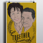 Together & Forever / vector. Un proyecto de Ilustración tradicional de Gustavo Solana - 31.05.2014