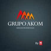 Logotipo e imagen gráfica, Grupo Akom. Br, ing & Identit project by MIGUEL ANGEL PARREÑO BARRAGAN - 06.23.2014
