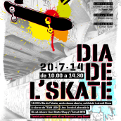 Jornadas Skate en Llavaneres. Un proyecto de Diseño gráfico de L'EstudiBCN - 26.06.2014