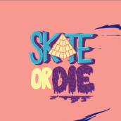 Skate or Die (Art: Guille Comin / Sound Design: Gerard Daurella). Ilustração tradicional, Música, Animação, Design gráfico, e Pós-produção fotográfica projeto de Gerard Daurella Alís - 01.07.2014