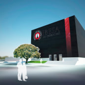 3D RENDER | Propuesta de nueva fachada para IBESA. Design, 3D, e Arquitetura projeto de MNOstudios - 02.07.2014