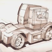 Boceto Rápido Camión - Concepto. Design de automóveis projeto de Luis Ramón Castilla Rosa - 21.01.2014