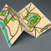 Mapa Turístico de Madrid. Design gráfico projeto de Álvaro Correa Guinea - 09.04.2014
