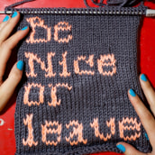 Be Nice or Leave . Un proyecto de Artesanía de Alícia Roselló Gené - 14.07.2010