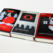 George Orwell Book Collection. Traditional illustration, and Graphic Design project by Virginia Quílez - 07.16.2014