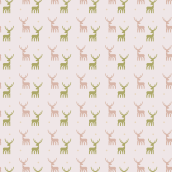 Deers pattern. Ilustração tradicional, e Design gráfico projeto de Laura Liberal - 23.07.2014