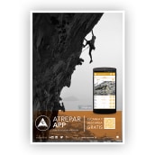 Poster 'Atrepar App'. Design, Editorial Design, and Graphic Design project by Maria Navarro - 08.04.2014