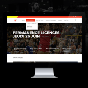 Redesign of BEC Handball. UX / UI, Art Direction, and Web Design project by Frouin Emma - 07.11.2014