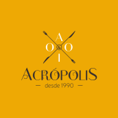 Logotipo Acrópolis. Br, ing, Identit, and Graphic Design project by Iván Castaño Castaño - 08.13.2014