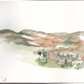 Acuarelas de viaje. Un proyecto de Ilustración tradicional de Iolanda Marrasé - 28.08.2014