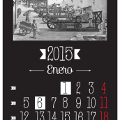 Calendarios. Graphic Design project by Samantha Calderín - 09.02.2014