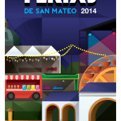Cartel Ferias de S. Mateo 2014 . Design, Traditional illustration, Advertising, and Graphic Design project by Ricardo Pérez Nombela - 09.07.2014