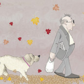 Proyecto personal. Caminando en el tiempo. . Traditional illustration project by Mariana Valencia Sayin - 09.10.2014