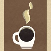 Coffee Poster. Un proyecto de Diseño, Ilustración tradicional y Diseño gráfico de Adolfo Ruiz MendeS - 17.09.2014