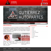 Gutierrez Autopartes - Sistema administrativo. Design de informação, Web Design, e Desenvolvimento Web projeto de Ernesto Gutiérrez Andrade - 08.08.2006