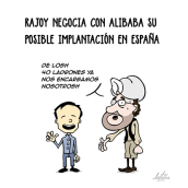 Rajoy negocia con Alibaba su posible implantación en España. Un proyecto de Diseño de Esther Company - 28.09.2014