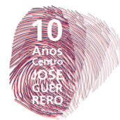 Cartel - folleto  Aniversario 10 años Centro José Guerrero. Design e Ilustração tradicional projeto de Ohpaco - 12.01.2012