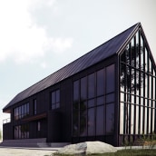3D Casa Les Marais. Design, 3D, and Architecture project by DaveS - 10.06.2014