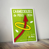 Carnaval de Pego 2014. Un proyecto de Diseño, Ilustración tradicional y Diseño gráfico de Antonio Martínez García - 22.10.2014