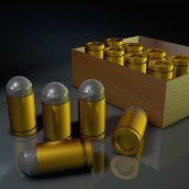 Bullet. Design, and 3D project by Pablo Arenas - 10.26.2014