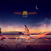 McDonalds: Think Angry. Advertising, and Art Direction project by Mr. Kuns ™ - 10.28.2014