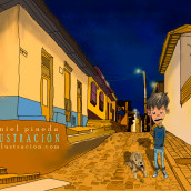 Storybook Novela Gráfica. Ilustração tradicional, e Design de personagens projeto de daniel pineda zapata - 29.10.2014