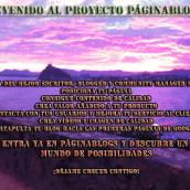 Proyecto Páginablogs. Writing project by Pedro González Núñez - 10.30.2014