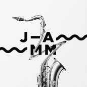 Jamm, identidad gráfica para la Asociación de Músicos de Jazz de Cataluña. Direção de arte, Br, ing e Identidade, Design gráfico, e Web Design projeto de Edu Torres - 16.11.2014