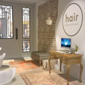 Hair. 3D, Arquitetura de interiores, e Design de interiores projeto de Rebeca F. Raigón - 30.11.2014