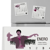 Calendario 2015 Fnac.es. Traditional illustration, Br, ing, Identit, and Editorial Design project by Isabel Rodríguez Losada - 01.11.2015