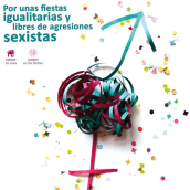 Cartel Fiestas igualitarias. Un proyecto de Diseño de Cristina Dobaran Bahón - 14.06.2012