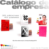 Catálogos de empresa. Un proyecto de Diseño editorial de Ana De la Puente Vallesa - 18.01.2015
