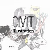 Web Civit-Illustrations. Un proyecto de Ilustración tradicional de oscar civit vivancos - 26.01.2015