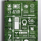 Infografia Greenpeace. Ilustração tradicional, e Design gráfico projeto de Nuria Algora Sevillano - 26.06.2014