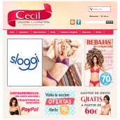 Cecil, tienda de lencería y corsetería. Un proyecto de Informática, Diseño de vestuario, Marketing, Diseño Web y Desarrollo Web de ALEJANDRO GIL GONZALEZ - 09.05.2013