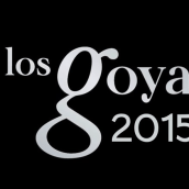 Nominados Goya 2015. Motion Graphics projeto de Carlos López - 05.02.2015
