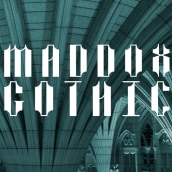 Maddox Gothic  (Curso: Tipos con Clase). T, and pograph project by Calvin Hanson - 02.12.2015