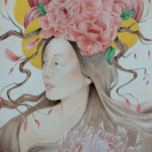 Autoretrato. Ilustração tradicional, e Artes plásticas projeto de Tatiana Ng Fung - 19.02.2014