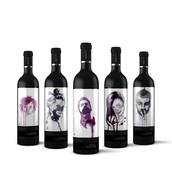 Retratos de vino . Un proyecto de Ilustración tradicional, Bellas Artes, Diseño gráfico, Pintura y Diseño de producto de Juan Sebastian Cárdenas Rodríguez - 02.03.2015