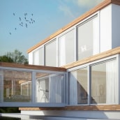 Casa inspiración Estadisitca. 3D, and Architecture project by Lluis Cuenca - 03.10.2015
