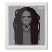 Bob Marley. Ilustração tradicional, e Design gráfico projeto de Beitebe  - 31.03.2015