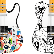 Participa en StickySoul con tus diseños. Design, Br, ing e Identidade, Design interativo, e Design de produtos projeto de StickySoul Guitars - 10.04.2015