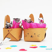 Packaging-cesta huevos de pascua. Design, Packaging, e Design de brinquedos projeto de idoproyect - 17.03.2015