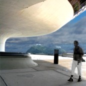 Museo Niemeyer, Niteroi. Architecture project by DANIEL CIBILS - 04.15.2015