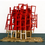 rojo parket. Instalações, Artes plásticas, e Escultura projeto de juan mercado navarrete - 16.04.2015