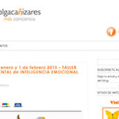 Blog Olga Cañizares. Desenvolvimento Web projeto de Carlos Cuartas - 03.05.2015