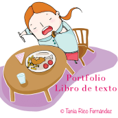 Portfolio Libro de Texto. Traditional illustration project by Tania Rico - 08.14.2014