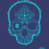 Pandmian / T-shirt "Skull Skill". Design projeto de Pandmian - 17.05.2015